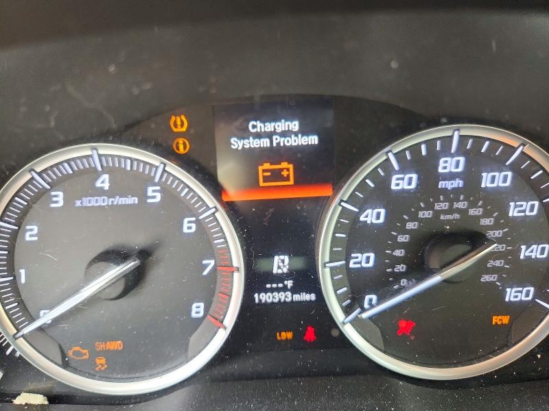 2014 Acura Mdx VIN 5FRYD4H45EB004655 COPART salvage auction — FRONT END, Salvage Title, sold $375 on 2026-09-03 (photo 9)