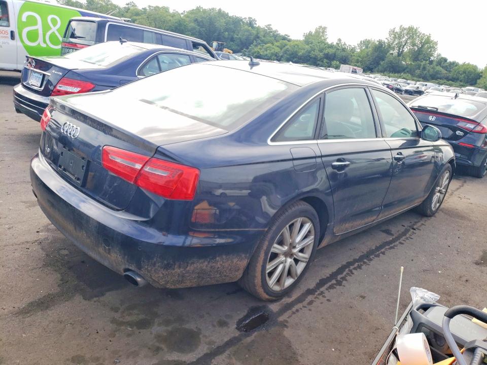 2013 Audi A6 VIN WAUGFAFC9DN137867 COPART salvage auction — FRONT END, Ct - Certificate Of Title, sold $475 on 2026-09-01 (photo 3)