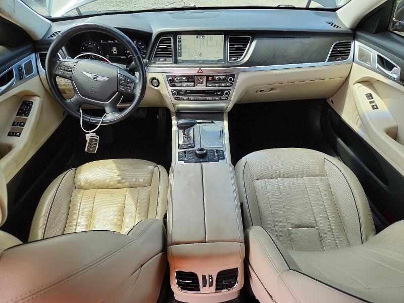 2018 Genesis G80 VIN KMHGN4JEXJU216803 COPART salvage auction — FRONT END, Ca - Salvage Certificate, sold $2,950 on 2026-09-01 (photo 8)