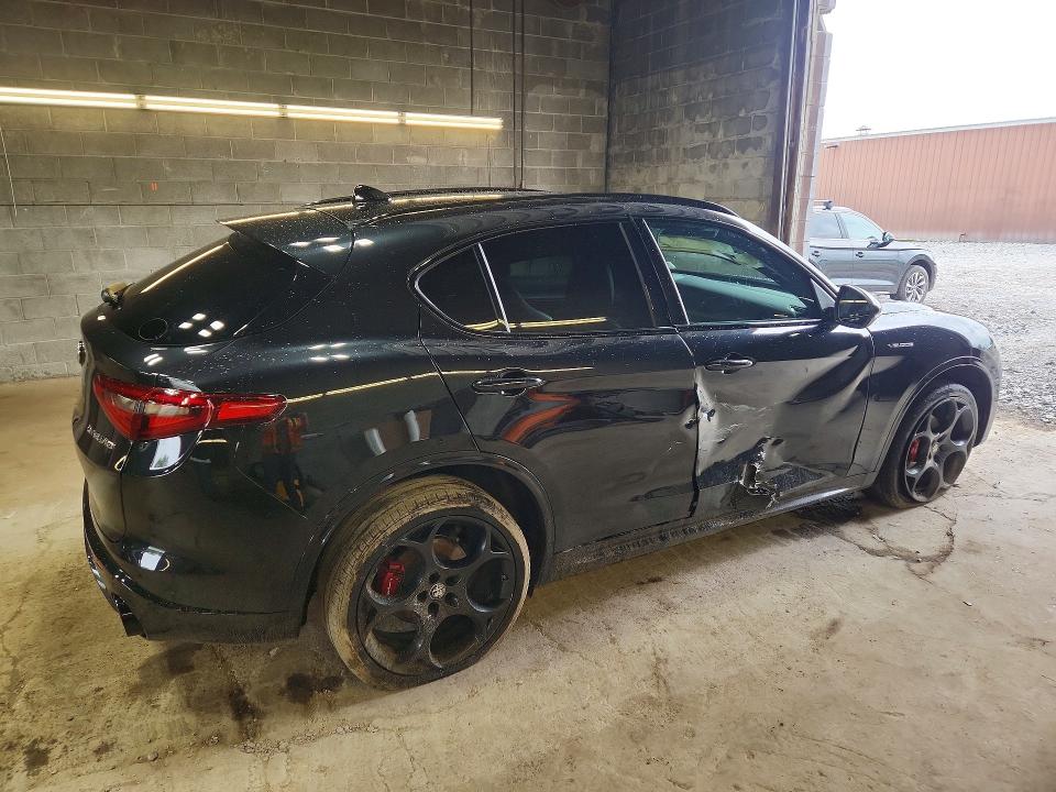 2023 Alfa romeo Stelvio VIN ZASPAKBN3P7D51560 COPART salvage auction — SIDE, Ny - Mv-907A Salvage Certificate, sold $14,300 on 2026-08-24 (photo 3)
