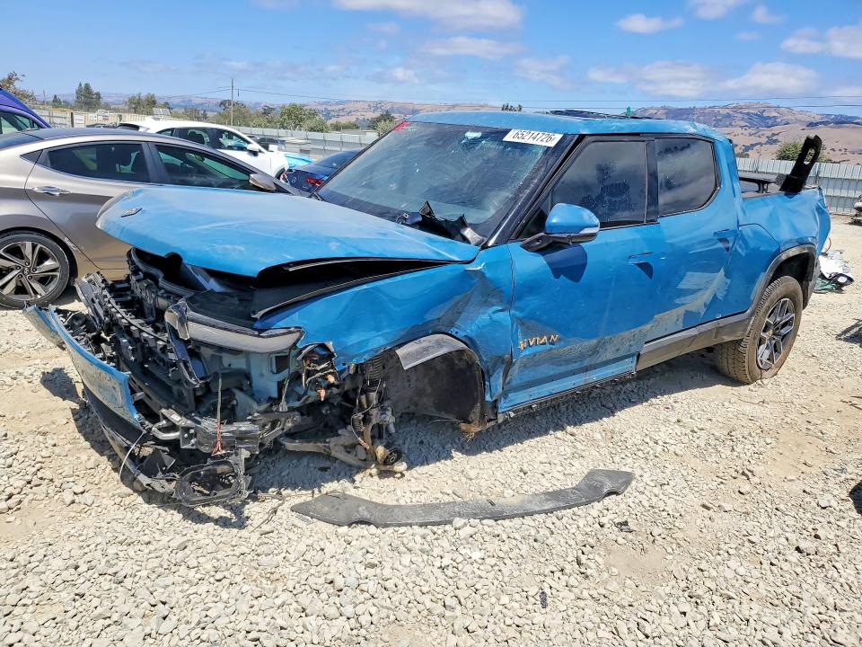 2022 Rivian R1t VIN 7FCTGAAL4NN000353 COPART salvage auction — ALL OVER, CA - SALVAGE CERTIFICATE, sold $4,400 on 2026-09-17 (photo 1)