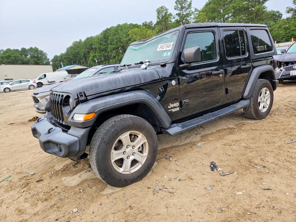 2020 Jeep Wrangler / VIN 1C4HJXDN2LW123735 — COPART salvage auction photo