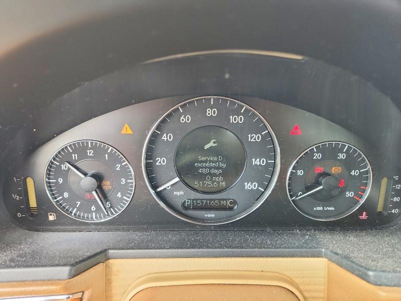 2007 Mercedes-benz E-class VIN WDBUF22X97B046686 COPART salvage auction — MECHANICAL, Tx - Certificate Of Title, sold $2,307 on 2026-08-20 (photo 9)