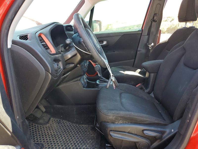 2018 Jeep Renegade VIN ZACCJBAB2JPJ16962 COPART salvage auction — FRONT END, Nv - Salvage Title, sold $2,100 on 2026-08-20 (photo 7)