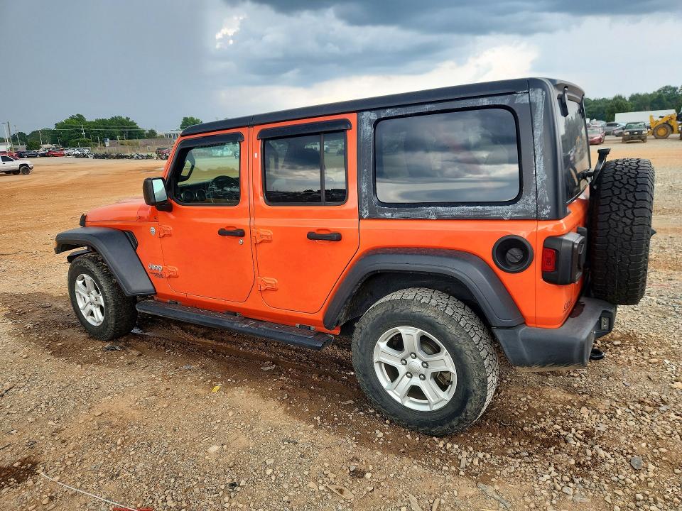 2018 Jeep Wrangler / VIN 1C4HJXDG1JW229785 COPART salvage auction — MECHANICAL, AL - CERT OF TITLE-SALVAGE TITLE, sold $3,600 on 2026-09-02 (photo 2)