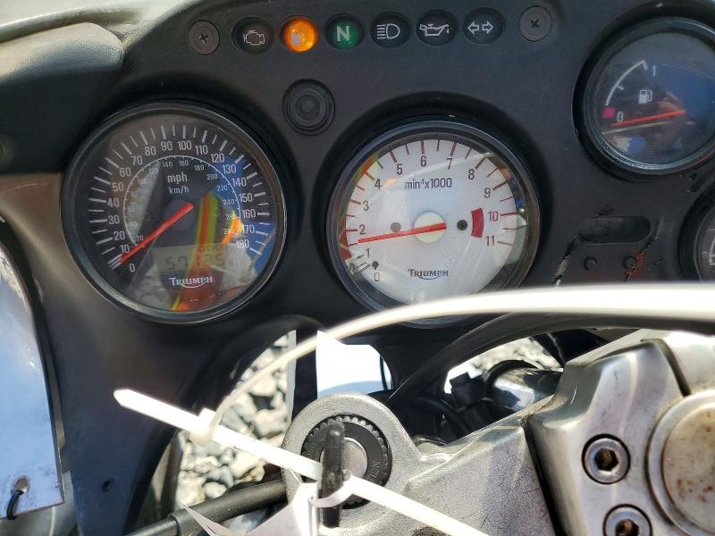 2003 Triumph motorcycle Sprint st VIN SMT600FV73J168585 COPART salvage auction — FRONT END, CA - SALVAGE CERTIFICATE, sold $10 on 2026-09-03 (photo 7)