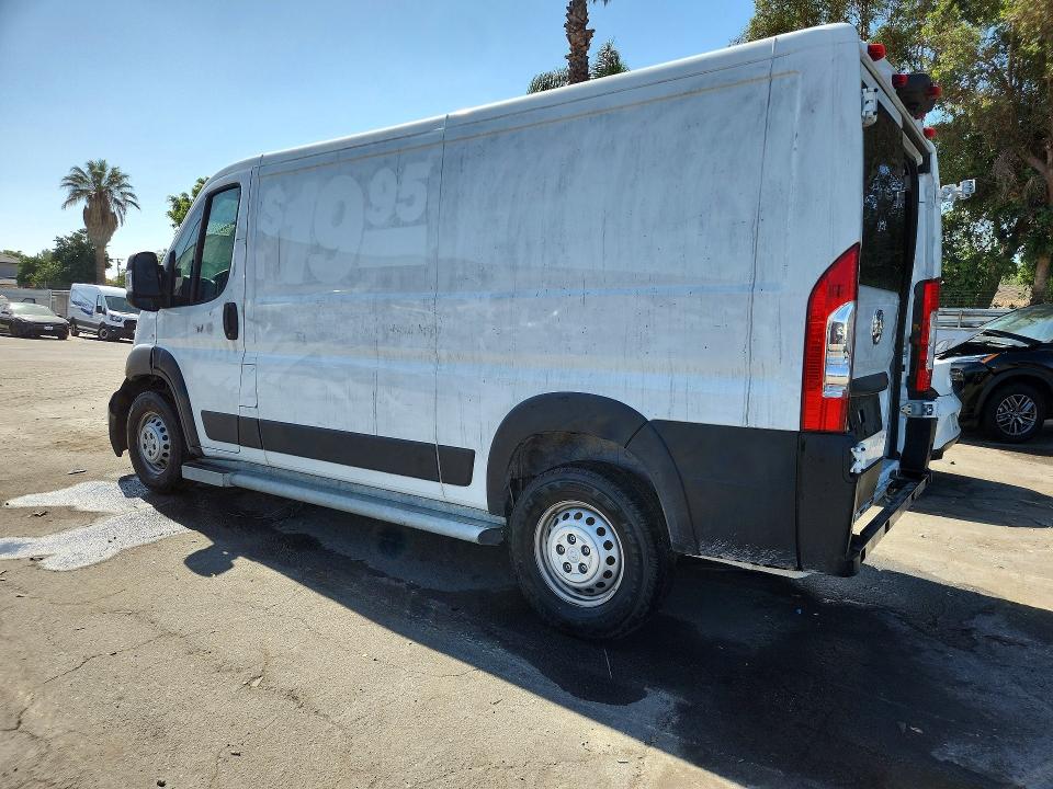 2025 Ram Promaster 2500 VIN 3C6LRVVG7SE543420 COPART salvage auction — FRONT END, AZ - CERTIFICATE OF TITLE (P), sold $9,600 on 2026-08-11 (photo 2)