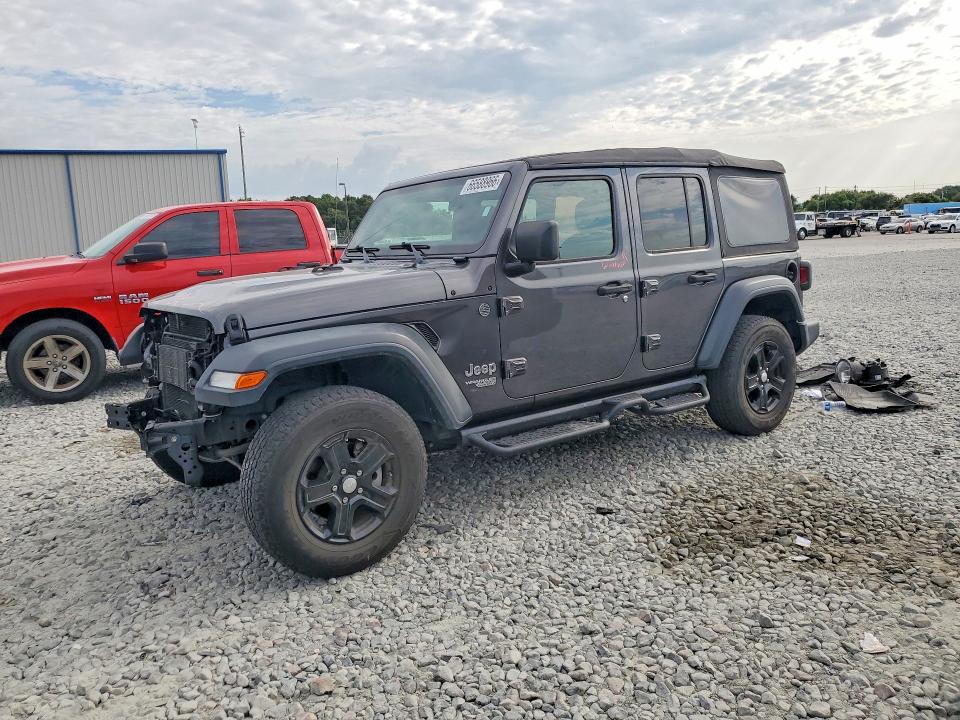 2018 Jeep Wrangler / VIN 1C4HJXDN5JW196983 — COPART salvage auction photo