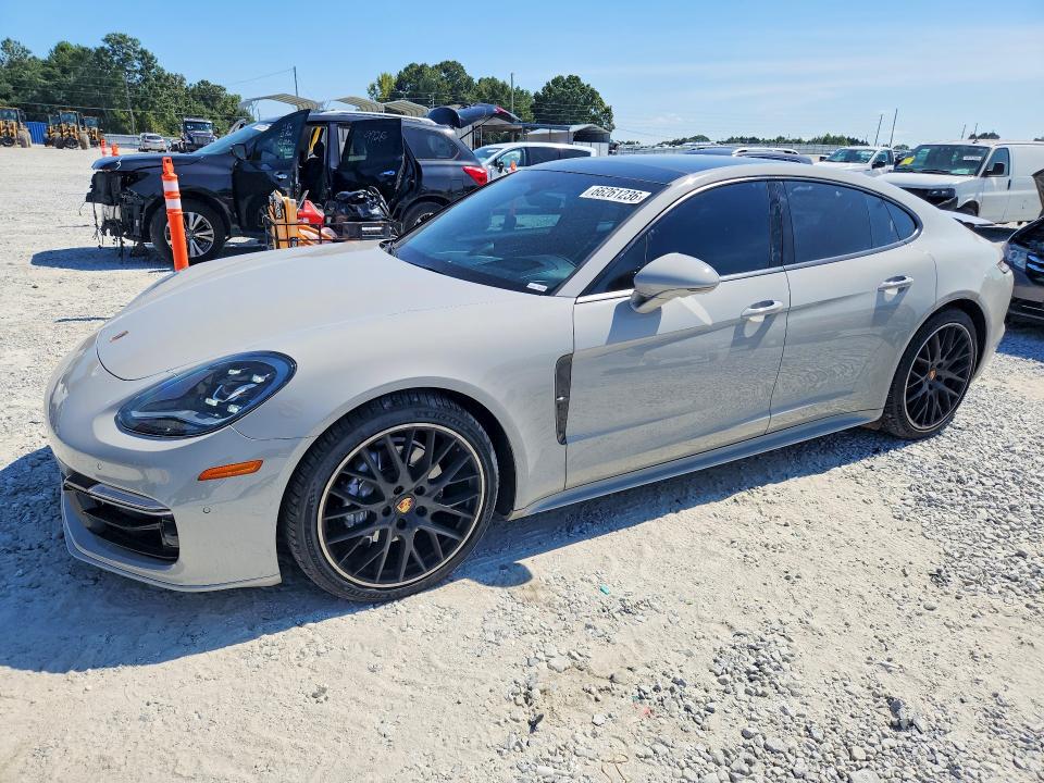 2022 Porsche Panamera VIN WP0AJ2A70NL100288 COPART salvage auction — MINOR DENT/SCRATCHES, GA - CERT OF TITLE-SALVAGE (P), sold $41,500 on 2026-09-28 (photo 1)