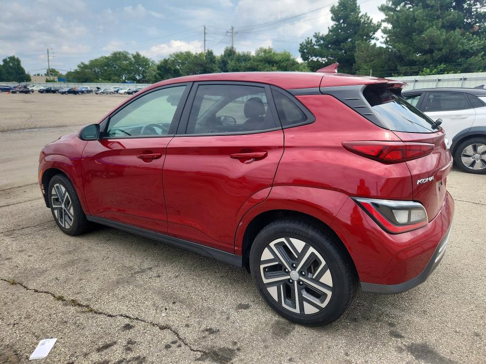 2023 Hyundai Kona VIN KM8K33AG3PU182546 COPART salvage auction — MECHANICAL, IL - CERTIFICATE OF TITLE, sold $7,300 on 2026-08-17 (photo 2)