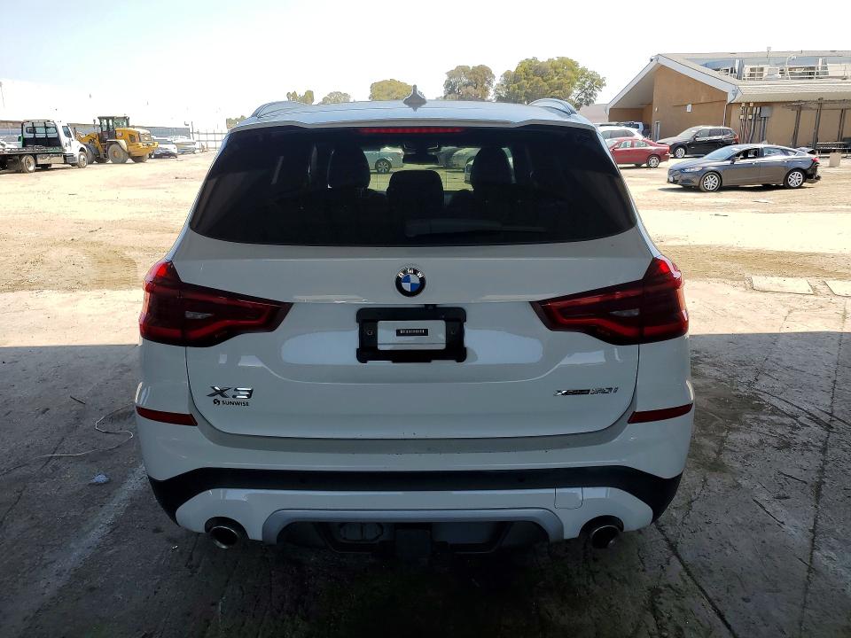 2020 BMW X3 VIN 5UXTY5C01LLT34330 COPART salvage auction — FRONT END, Ca - Salvage Certificate, sold $9,000 on 2026-09-03 (photo 6)