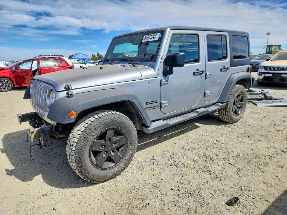 2018 Jeep Wrangler unlimited VIN 1C4BJWDG4JL926661 — COPART salvage auction photo
