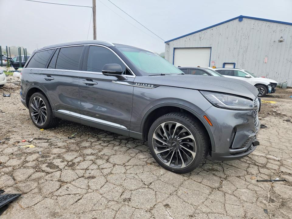 2025 Lincoln Aviator VIN 5LM5J7XC0SGL09000 COPART salvage auction — FRONT END, Salvage Title, sold $23,500 on 2026-09-16 (photo 4)