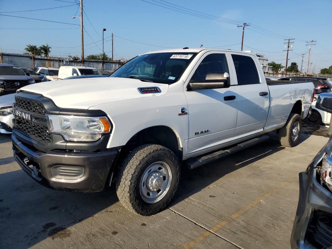 2021 Ram 2500 VIN 3C6UR5HL9MG601595 — COPART salvage auction photo