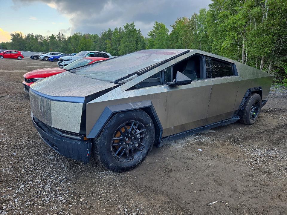 2025 Tesla Cybertruck VIN 7G2CEHEE8SA065579 COPART salvage auction — ALL OVER, ON - PERMIT SALVAGE, sold $27,000 on 2026-09-08 (photo 1)
