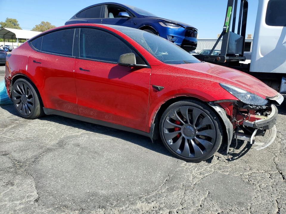 2023 Datsun VIN 7SAYGDEF1PF977276 COPART salvage auction — SIDE, Ca - Salvage Certificate, sold $11,600 on 2026-09-08 (photo 4)