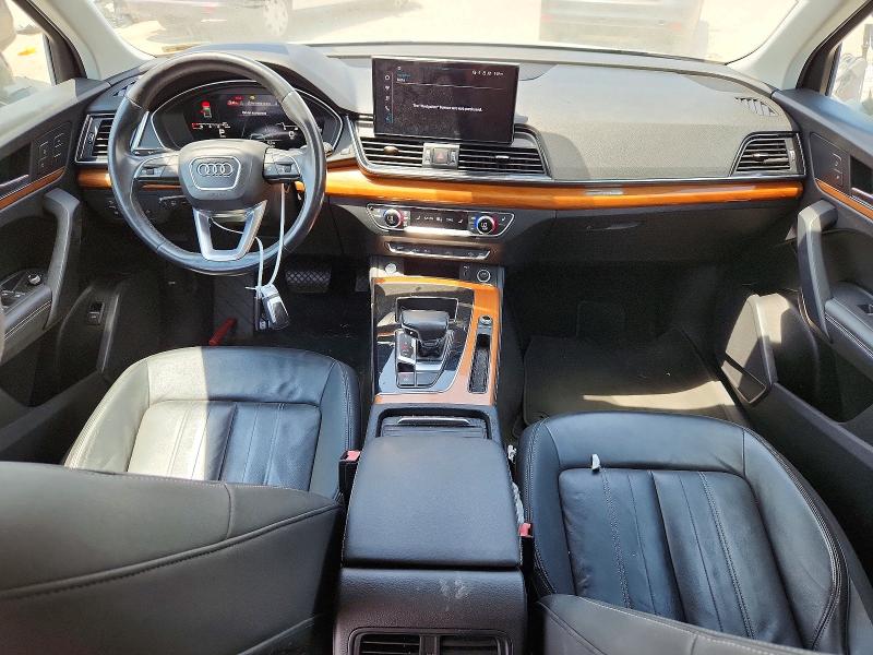 2021 Audi Q5 VIN WA1BAAFYXM2023069 COPART salvage auction — MINOR DENT/SCRATCHES, Salvage Title, sold $7,800 on 2026-08-28 (photo 8)