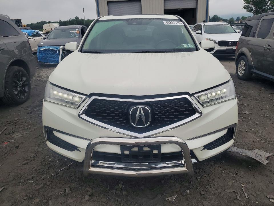 2017 Acura Mdx VIN 5FRYD4H32HB001806 COPART salvage auction — SIDE, Pa - Certificate Of Salvage, sold $8,500 on 2026-09-02 (photo 5)