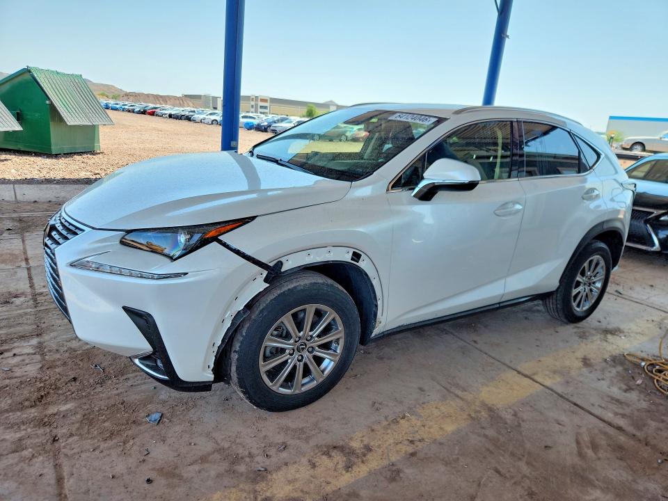 2021 Lexus Nx 300 VIN JTJDARBZ2M5022330 COPART salvage auction — FRONT END, AZ - CERT OF TITLE - SALVAGE, sold $11,100 on 2026-08-18 (photo 1)