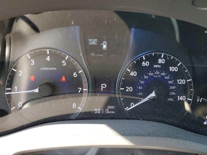 2013 Lexus Rx350 VIN 2T2BK1BA8DC207175 COPART salvage auction — FRONT END, Ut - Salvage Certificate, sold $6,000 on 2026-08-21 (photo 9)