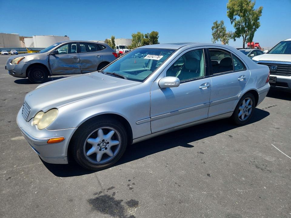 2004 Mercedes-benz C class VIN WDBRF61J14F554570 COPART salvage auction — SIDE, Ca - Salvage Certificate, sold $200 on 2026-08-26 (photo 1)