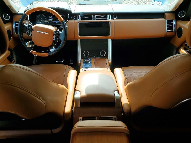 2018 Land rover RANGE ROVER VIN SALGV2RE2JA503320 COPART salvage auction — FRONT END, Salvage Title, sold $18,500 on 2026-09-02 (photo 8)