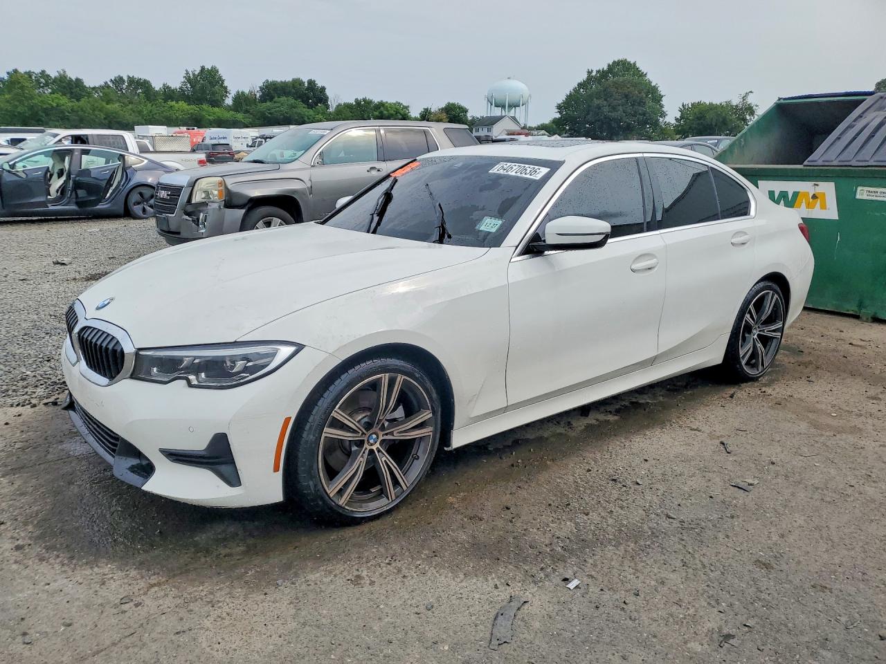 2022 BMW 3 Series VIN 3MW5R7J08N8C30902 — COPART salvage auction photo