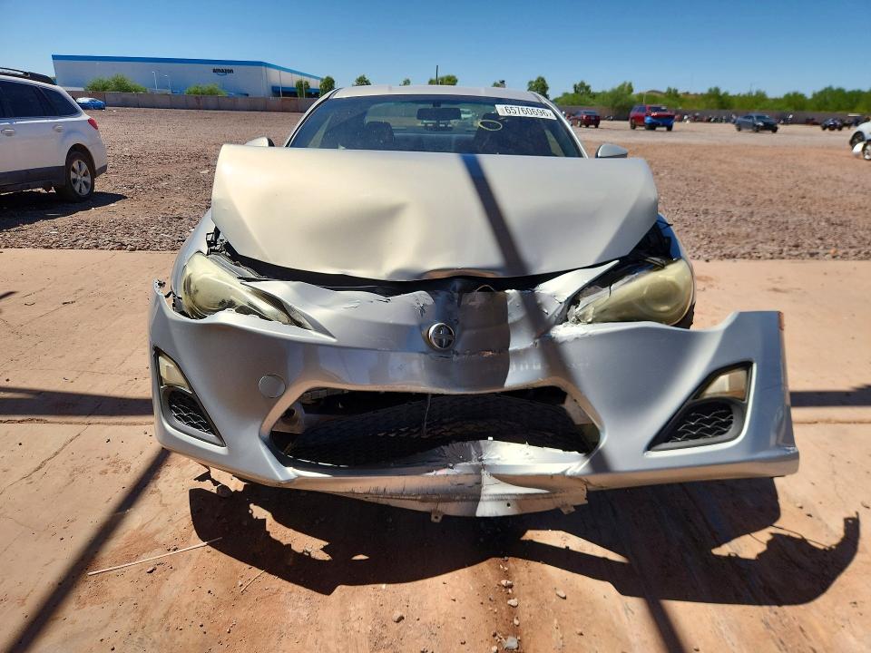2013 Scion Fr-s VIN JF1ZNAA18D2729336 COPART salvage auction — FRONT END, Az - Cert Of Title - Salvage, sold $700 on 2026-09-10 (photo 5)