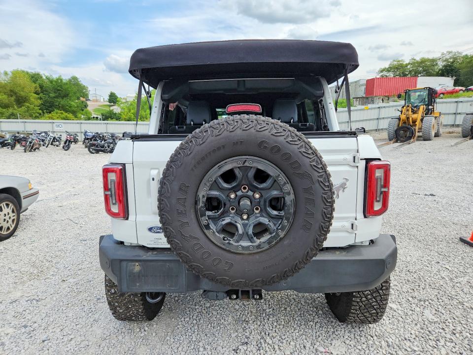 2021 Ford Bronco VIN 1FMEE5DP2MLB00225 COPART salvage auction — ROOF, Salvage Title, sold $12,300 on 2026-09-18 (photo 6)