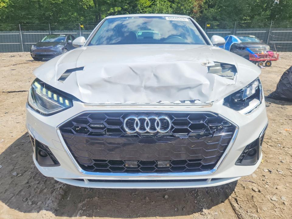 2020 Audi A4 VIN WAUENAF49LA058093 COPART salvage auction — FRONT END, Ma - Cert Of Title-Salvage, sold $10,500 on 2026-09-03 (photo 5)