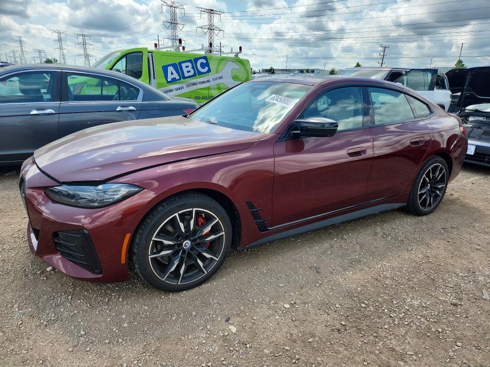 2023 BMW I4 VIN WBY33AW08PFN81822 — COPART salvage auction photo