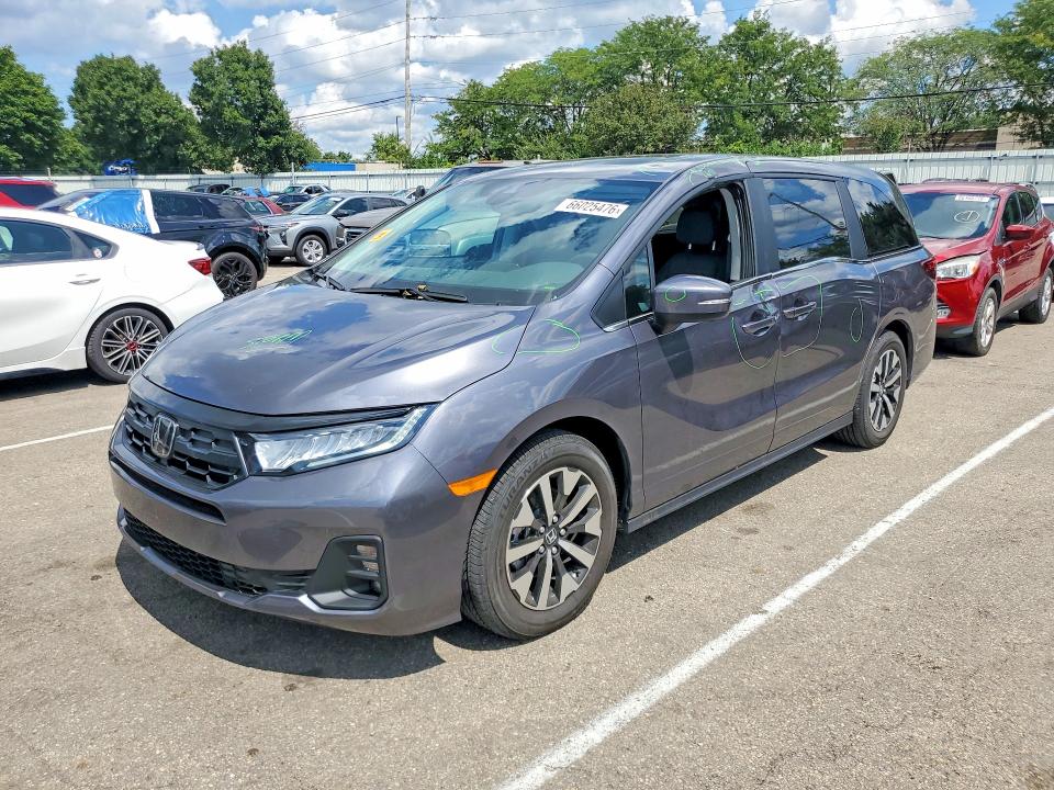 2026 Honda Odyssey VIN 5FNRL6H6XTB076681 — COPART salvage auction photo