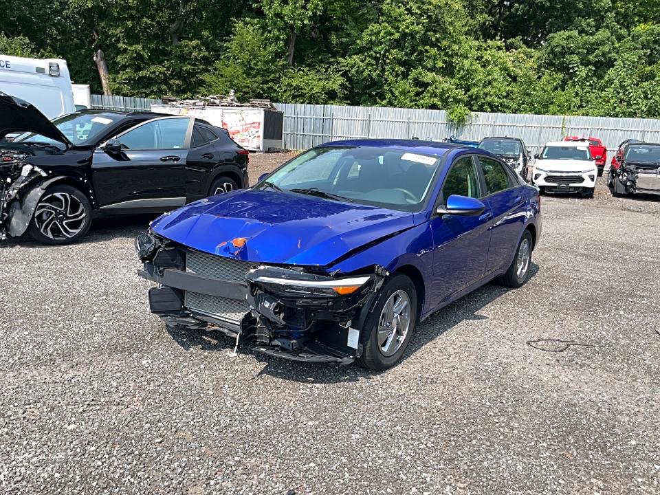 2024 Hyundai Elantra VIN KMHLL4DG7RU841821 COPART salvage auction — FRONT END, Nj - Cert Of Title-Salvage (P), sold $7,500 on 2026-08-25 (photo 2)