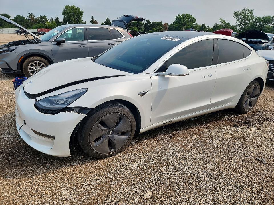 2020 Tesla Model 3 VIN 5YJ3E1EAXLF706226 — COPART salvage auction photo