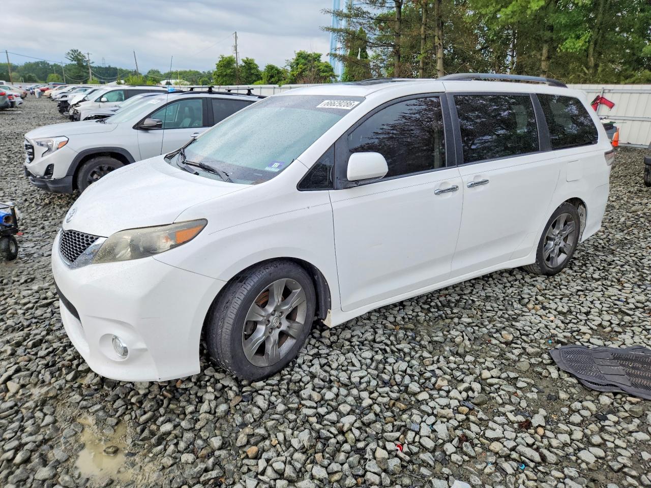 2014 Toyota Sienna VIN 5TDXK3DC7ES405579 COPART salvage auction — Water/Flood, Fs - Salvage Title, sold $1,800 on 2026-09-21 (photo 1)