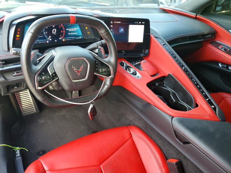 2024 Chevrolet Corvette stingray VIN 1G1YB3D45R5126794 COPART salvage auction — FRONT END, Ca - Salvage Certificate, sold $0 on 2026-09-18 (photo 8)