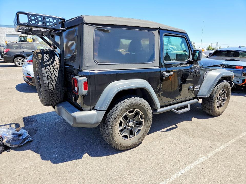 2018 Jeep Wrangler / VIN 1C4GJXAG2JW171847 COPART salvage auction — FRONT END, Ca - Salvage Certificate, sold $6,000 on 2026-09-17 (photo 3)