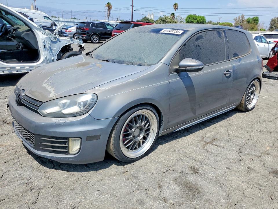 2012 Volkswagen Gti VIN WVWED7AJ7CW173669 COPART salvage auction — MECHANICAL, Ca - App For Dup Clean Or Ac, sold $900 on 2026-08-13 (photo 1)