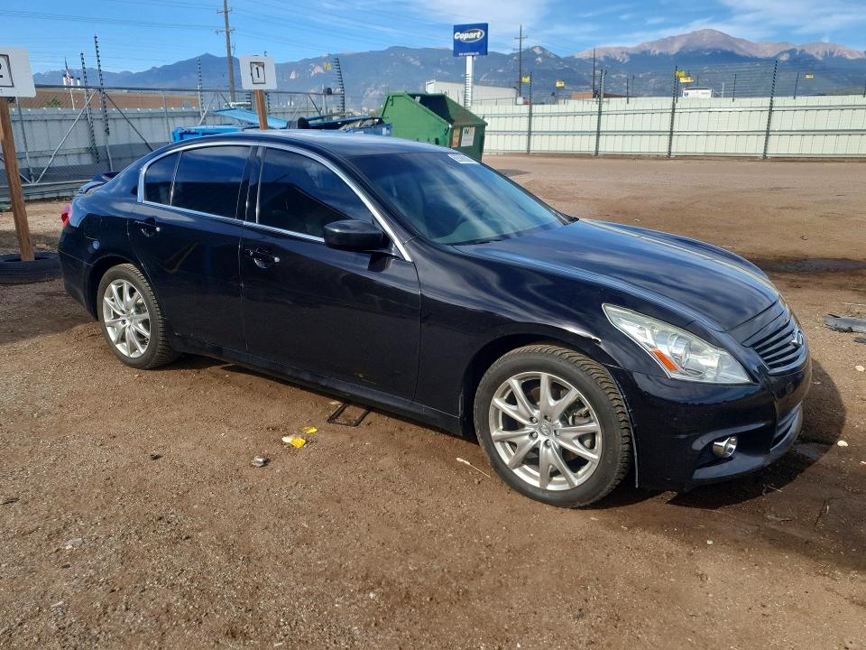 2012 Infiniti G VIN JN1CV6AR3CM975705 COPART salvage auction — REAR END, CO - SALVAGE TITLE, sold $2,450 on 2026-08-31 (photo 4)