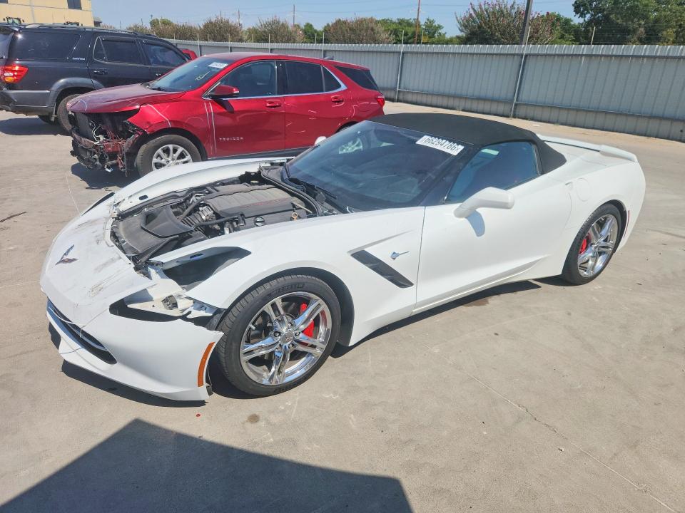 2017 Chevrolet Corvette VIN 1G1YD3D75H5110808 — COPART salvage auction photo