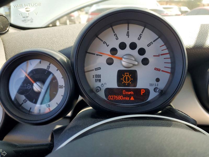 2012 Mini Cooper VIN WMWZN3C59CT134619 COPART salvage auction — REAR END, Salvage Title, sold $3,000 on 2026-08-21 (photo 9)