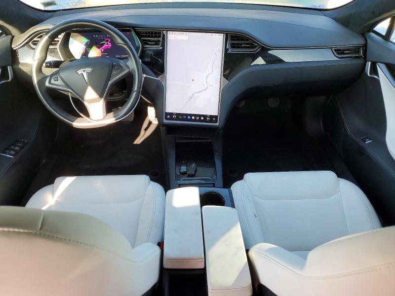 2020 Tesla Model s VIN 5YJSA1E27LF390333 COPART salvage auction — REAR END, Ny - Mv-907A Salvage Certificate, sold $8,800 on 2026-08-31 (photo 8)