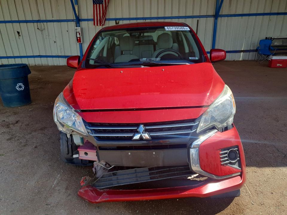 2021 Mitsubishi Mirage VIN ML32FUFJ6MHF01115 COPART salvage auction — FRONT END, Co - Cert Of Title-Salvage History, sold $1,850 on 2026-08-24 (photo 5)