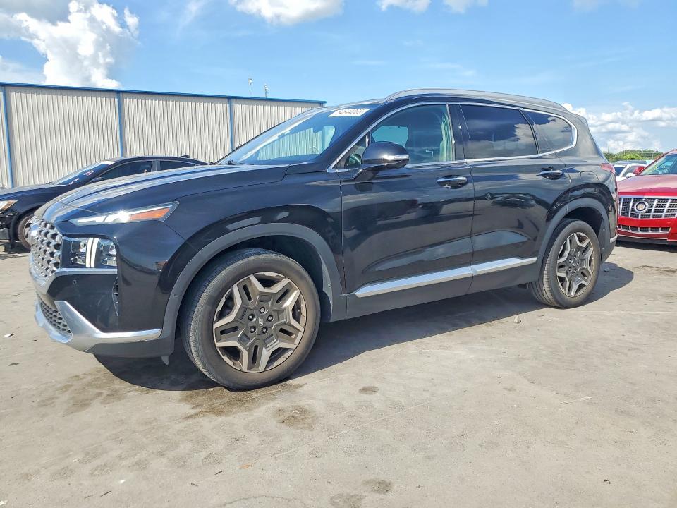 2021 Hyundai Santa fe VIN 5NMS44AL4MH366983 — COPART salvage auction photo