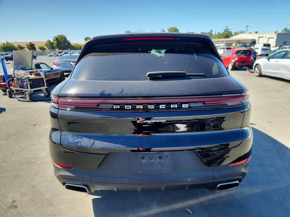 2024 Porsche Cayenne VIN WP1AA2AY4RDA03943 COPART salvage auction — FRONT END, CA - SALVAGE CERTIFICATE, sold $34,250 on 2026-08-17 (photo 6)