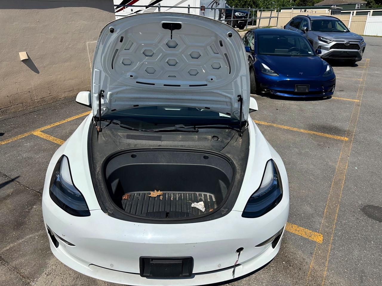 2021 Tesla Model 3 VIN 5YJ3E1EA9MF857852 COPART salvage auction — Rear End, VA - CERTIFICATE OF TITLE, sold $8,300 on 2026-09-15 (photo 9)