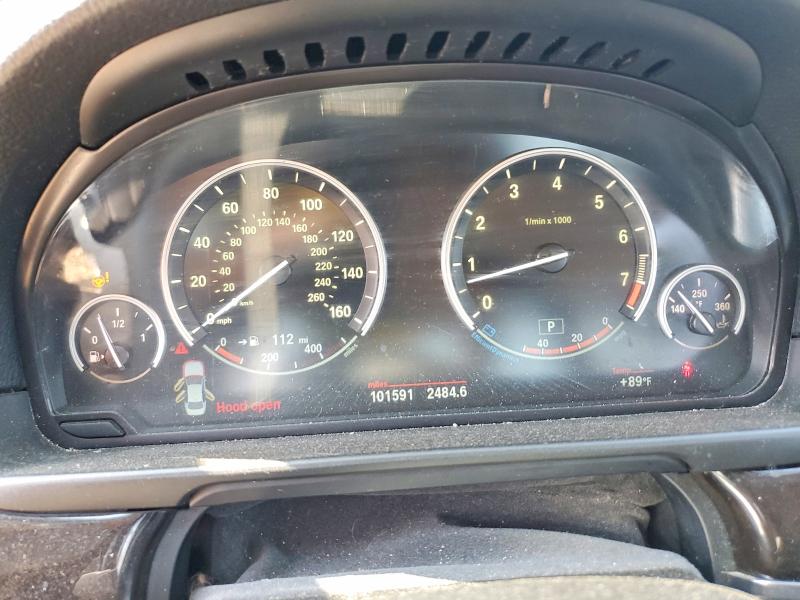 2016 BMW 5 series VIN WBA5B1C55GG128973 COPART salvage auction — ALL OVER, LA - CERT OF TITLE-SALVAGE, sold $2,500 on 2026-08-11 (photo 9)
