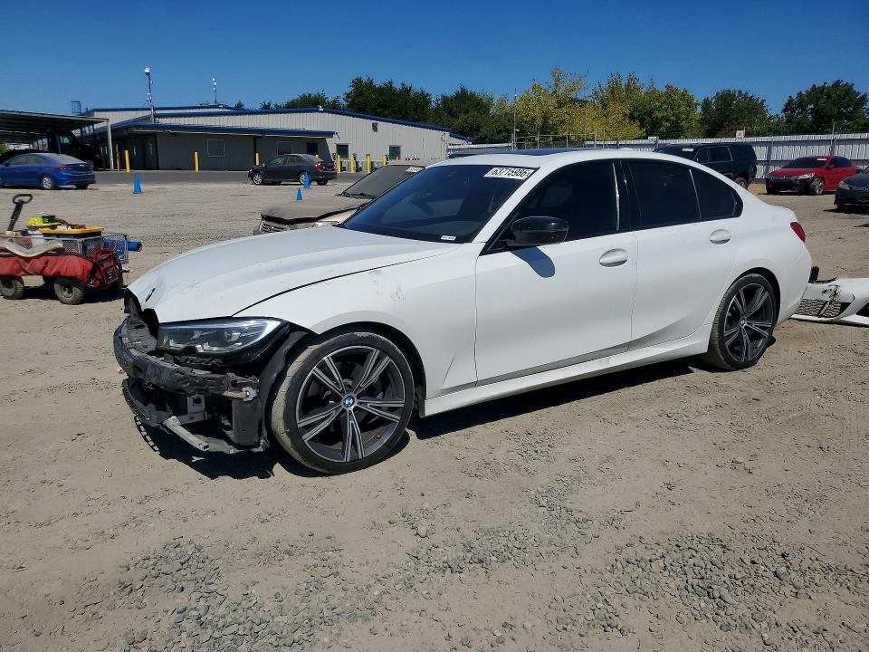 2021 BMW 3 series VIN 3MW5R7J09M8B97942 — COPART salvage auction photo