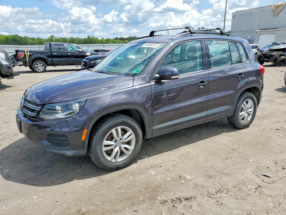 2016 Volkswagen Tiguan VIN WVGAV7AXXGW514760 COPART salvage auction — NORMAL WEAR, Va - Certificate Of Title, sold $525 on 2026-08-19 (photo 1)
