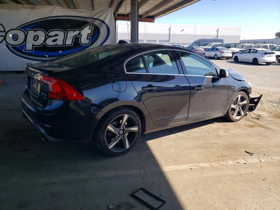2015 Volvo S60 VIN YV1902TS5F2334645 COPART salvage auction — FRONT END, Ca - Salvage Certificate, sold $2,500 on 2026-09-08 (photo 3)